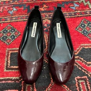 Karl Lagerfeld leather ballet flats